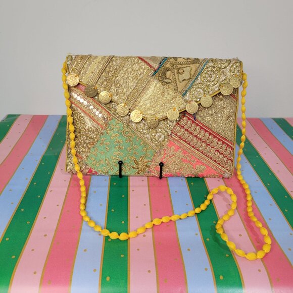 Indian Banjara Handmade Embroidered Clutch Purse - Picture 7 of 10